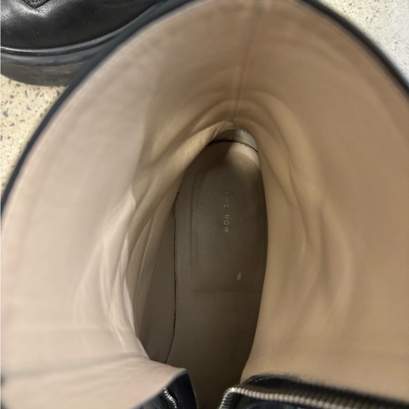 The Row Black Zipped Ankle Boots - Picture 7 of 12